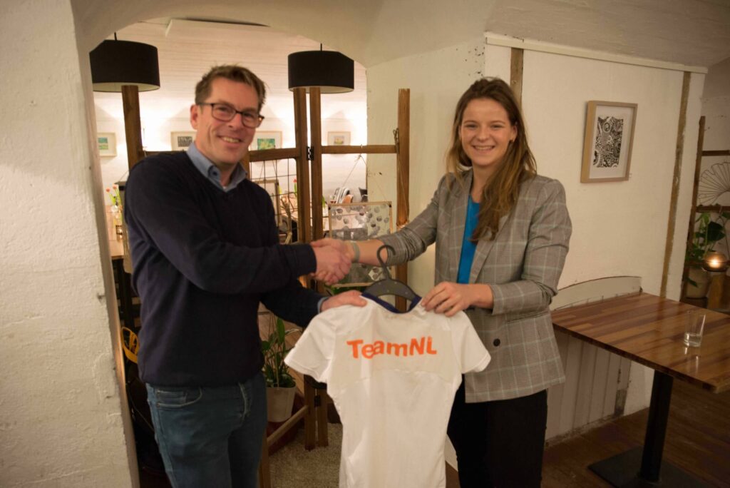 Lisa Bruijnincx together with Rik Bijmholt for the start of their collaboration