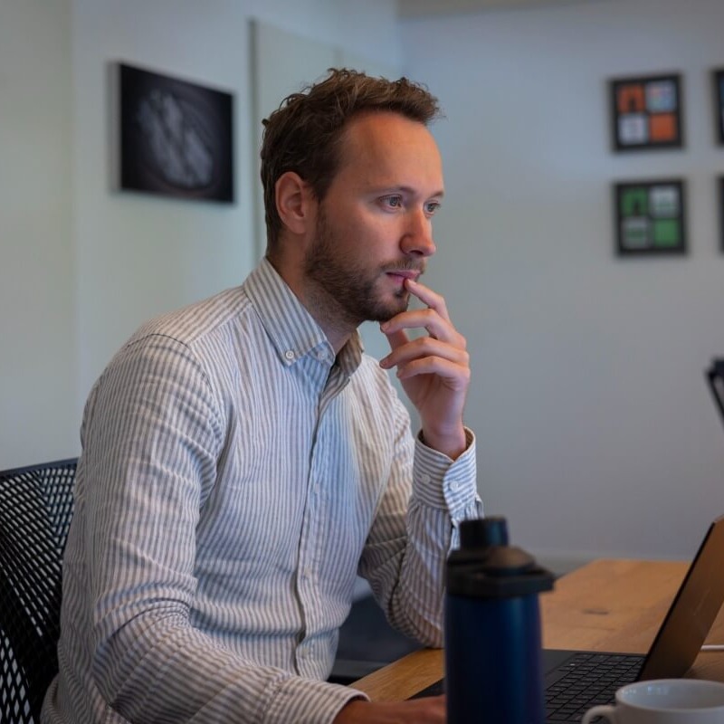 Stefan working